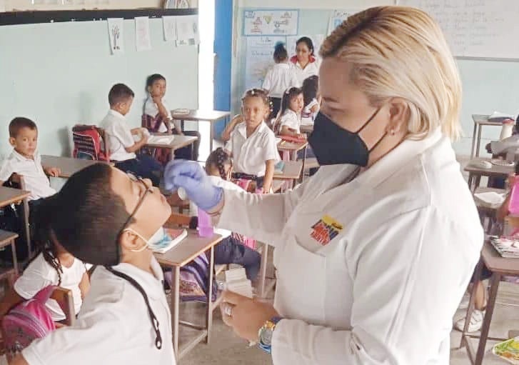 Plan Salud va a la Escuela desplegado en Guárico
