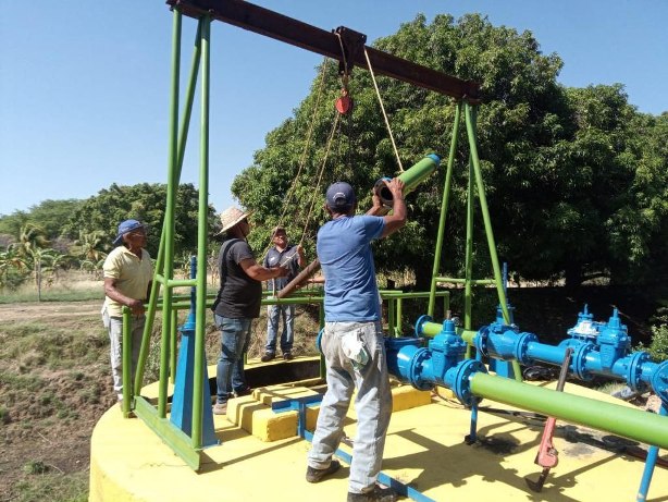 Sistema de distribuci�n de agua potable contin�a recibiendo equipos nuevos