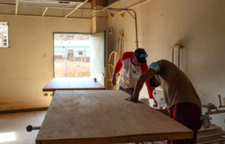 En desarrollo labores de recuperación de Sala de Rehabilitación Integral en Guaribe