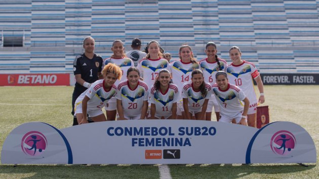 Vinotinto femenina sub-20 obligada a ganar este lunes ante Perú